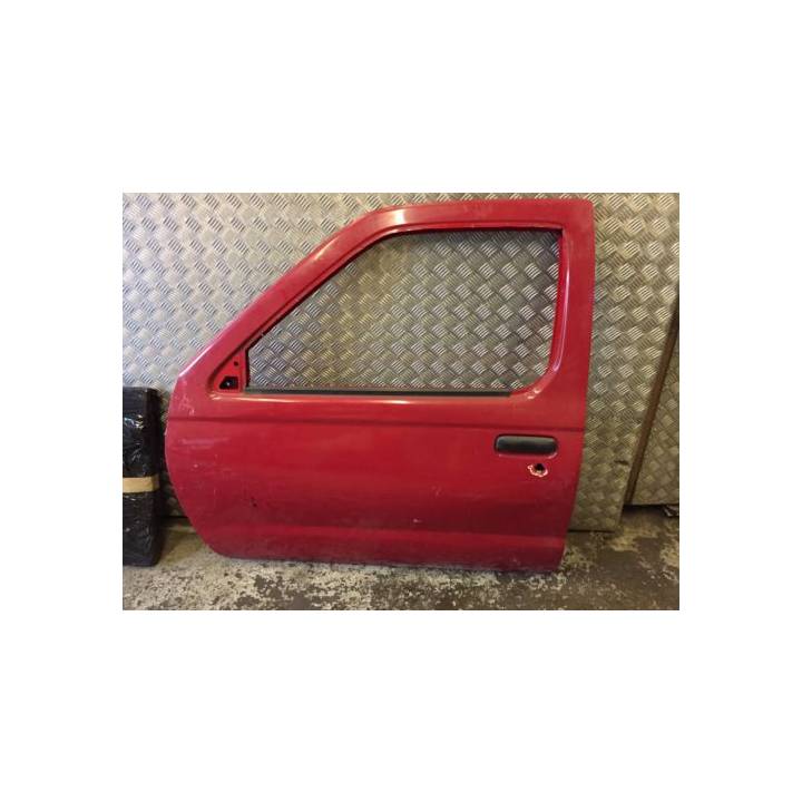 NISSAN NAVARA D22 DOUBLE CAB PASSENGER LEFT FRONT DOOR IN RED