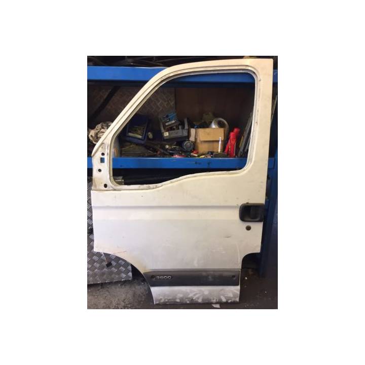 VAUXHALL MOVANO NISSAN INTERSTAR RENAULT MASTER 98-10 PASSENGER LEFT FRONT DOOR WHITE