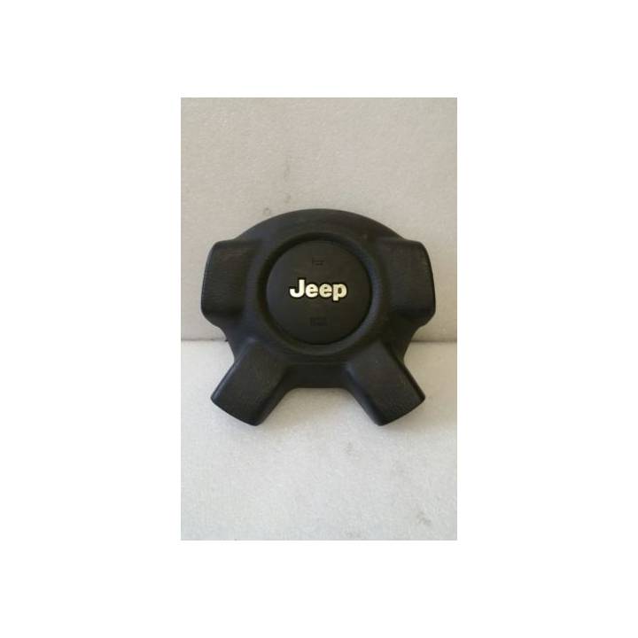 JEEP CHEROKEE KJ 02-06 OFFSIDE DRIVERS STEERING WHEEL AIRBAG IN GREY