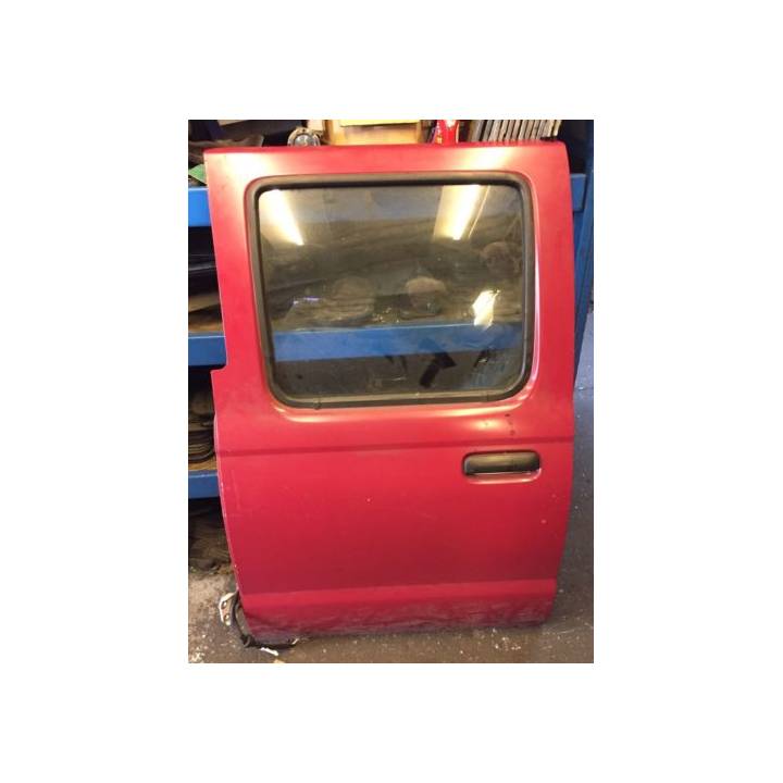 NISSAN NAVARA D22 PASSENGER LEFT REAR DOOR IN RED