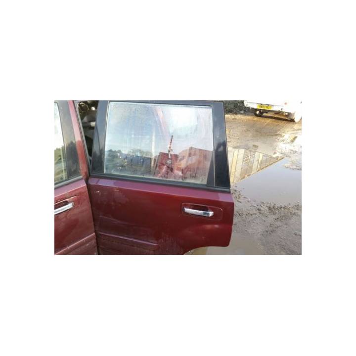 NISSAN XTRAIL NEARSIDE PASSENGER REAR DOOR RED MAROON 2001-07