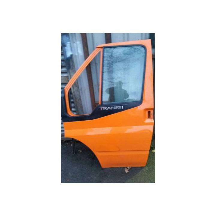 FORD TRANSIT MK7 2006-2013 PASSENGER LEFT FRONT DOOR IN ORANGE