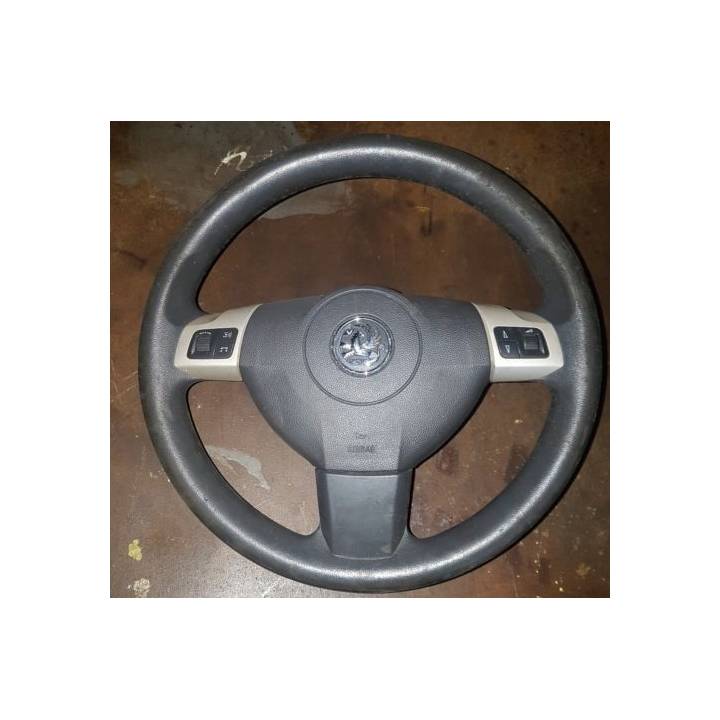 VAUXHALL ASTRA H MK5 MULTIFUNCTION STEERING WHEEL AND AIRBAG