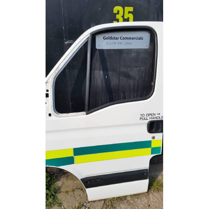 RENAULT MASTER MOVANO INTERSTAR PASSENGER LEFT FRONT BARE DOOR IN WHITE 1999-2010