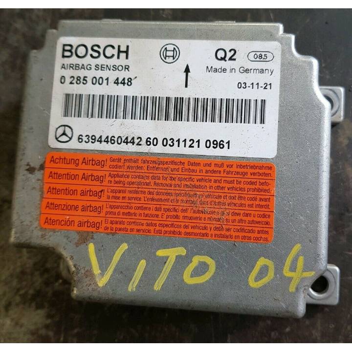 MERCEDES VITO VIANO W639 AIRBAG CONTROL MODULE 0285001448