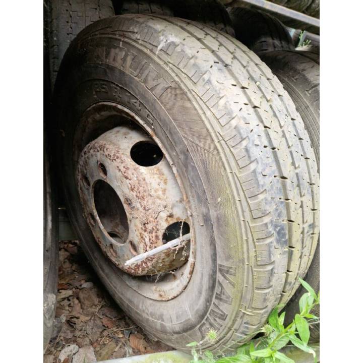 FORD TRANSIT MK3 1985-1991 LDV CONVOY TWIN WHEEL WHEEL AND TYRE 185R14C