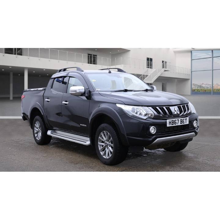 2017 67 MITSUBISHI L200 2.4 DI-D 178 WARRIOR 4WD DOUBLE CAB PICK-UP BLACK EURO 6 £6995+VAT