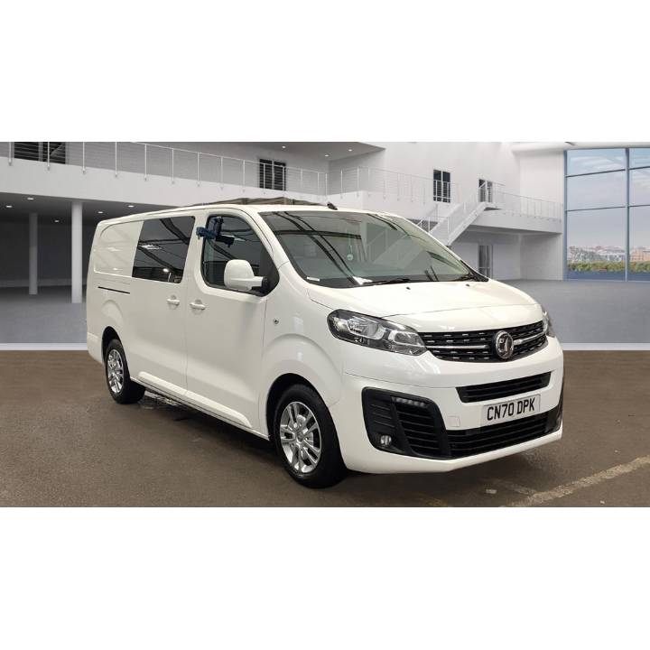 2020 VAUXHALL VIVARO 3100 2.0D 120 SPORTIVE CREW CAB VAN £8995+VAT