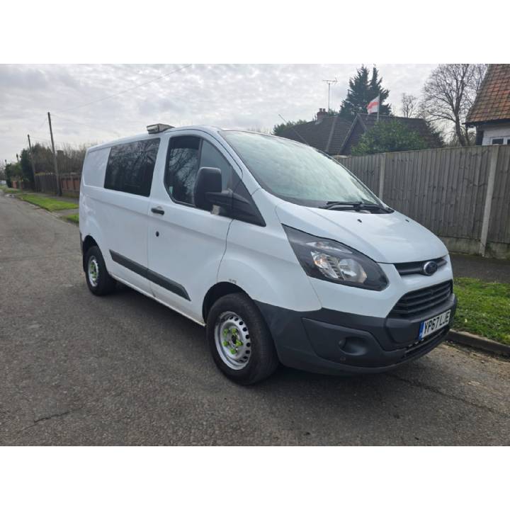 2017 FORD TRANSIT CUSTOM 2.0 TDCI 105 310 SWB L/R CrewCab Van EURO 6 £5995+VAT