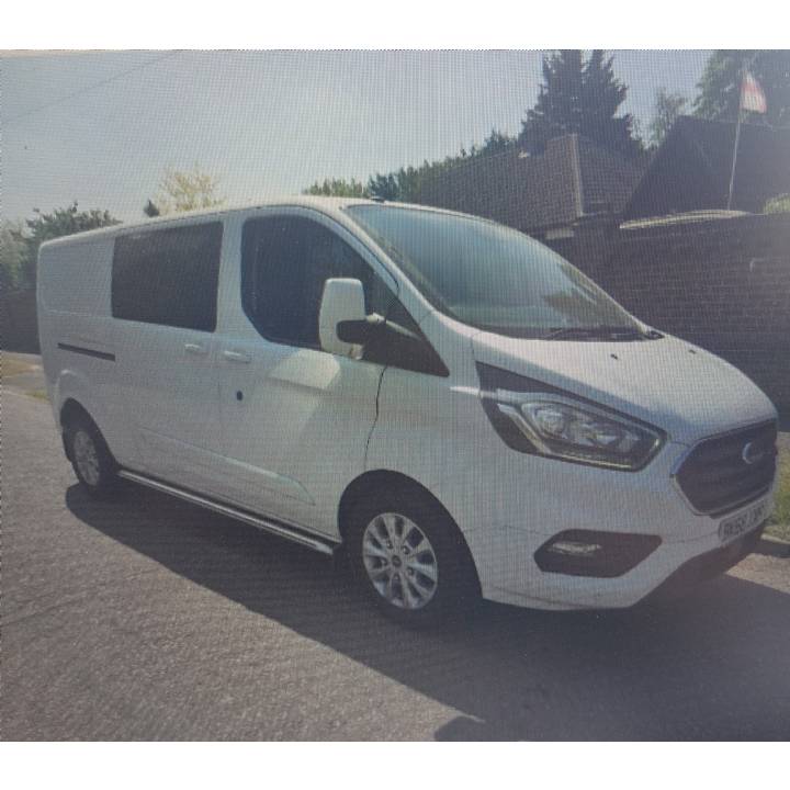 2018 FORD TRANSIT CUSTOM 2.0 EcoBlue 130 320 LWB LIMITED L/R CrewCab Van £9995.00+VAT